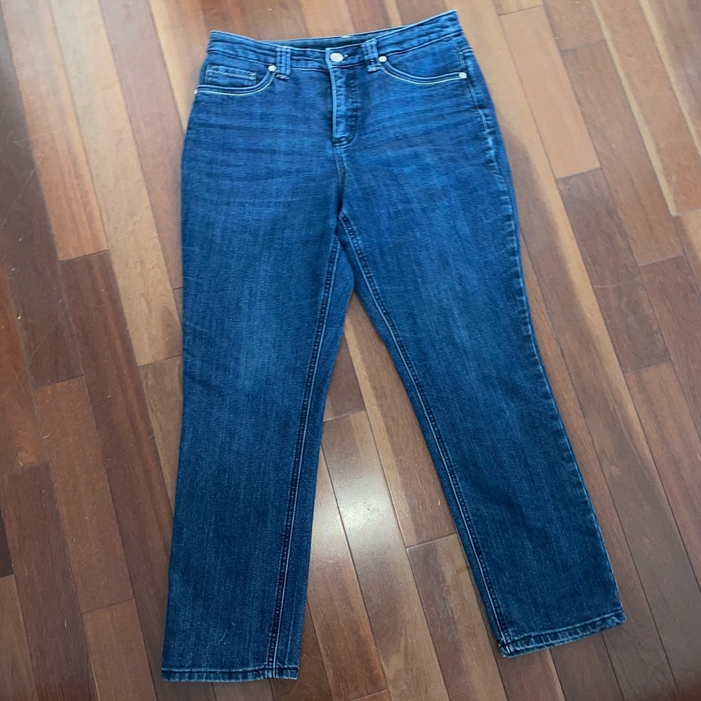Signature Slimming Petite size 8 jeans by Christopher & Banks